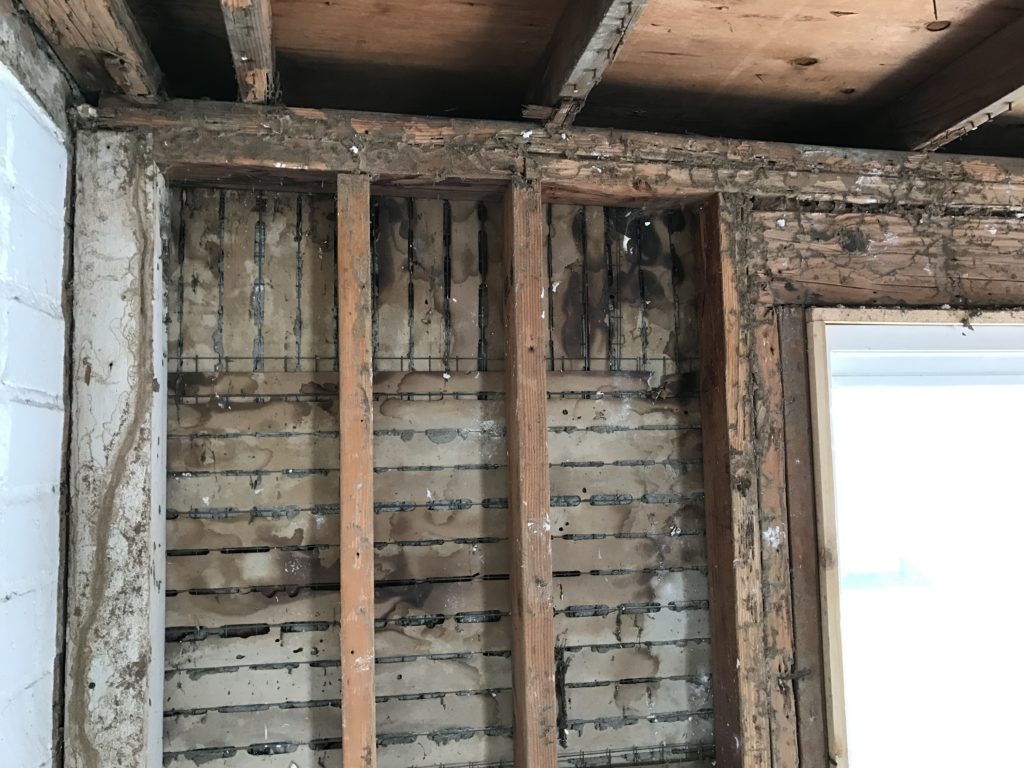 San Clemente termite job - termite damage